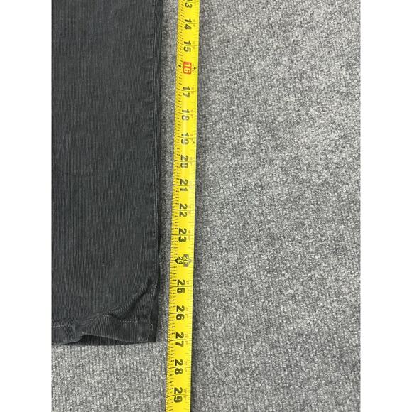 James Perse Corduroy Chino Pants 36 Work Italy Made Casual Utility Preppy Black - Picture 11 of 13